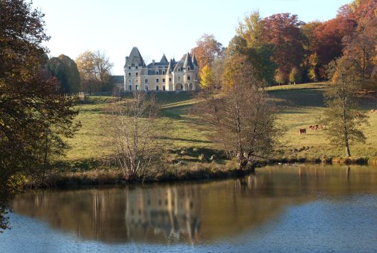 Parc paysager Chteau du Repaire  Vigeois en Corrze