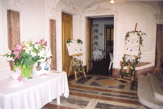 Hall de réception Château du repaire